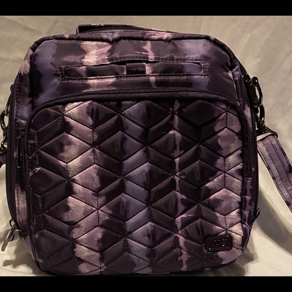 COPY - Lug Ranger 2 Crossbody in Shibori Purple & matching Rodeo Wallet